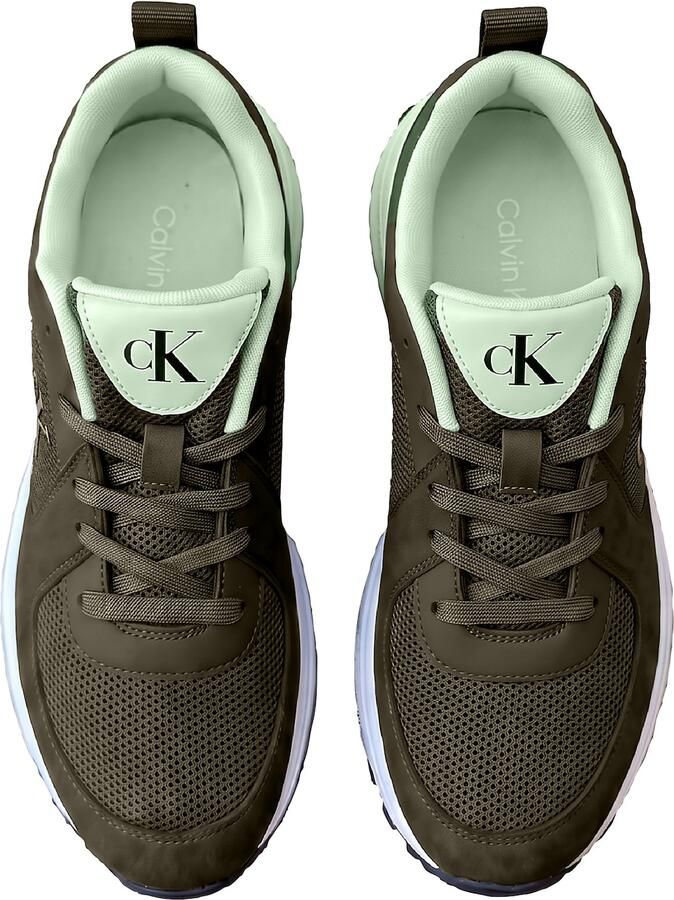 Calvin Klein Sneakers laag olijfgroen - Foto 3