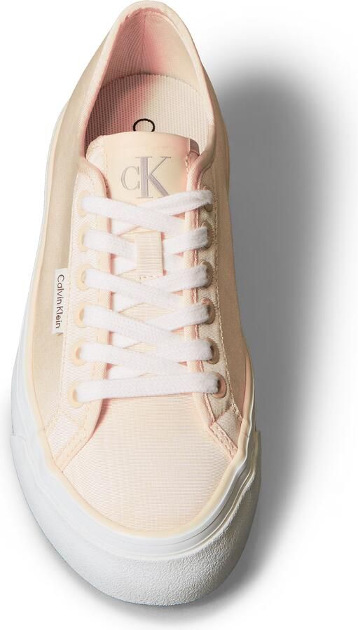 Calvin Klein Sneakers laag pasteelgeel - Foto 5