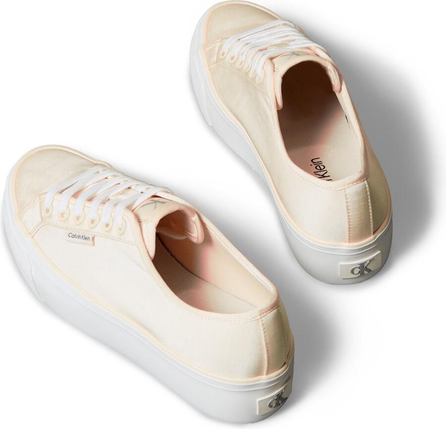Calvin Klein Sneakers laag pasteelgeel - Foto 2