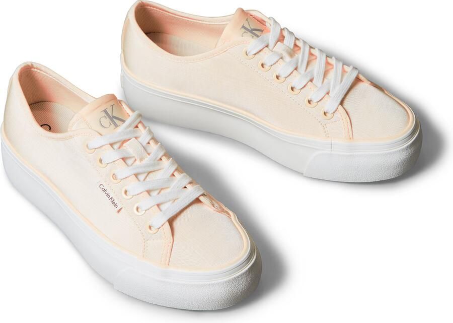 Calvin Klein Sneakers laag pasteelgeel - Foto 4