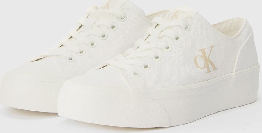 Calvin Klein Sneakers laag pasteelgeel - Foto 5