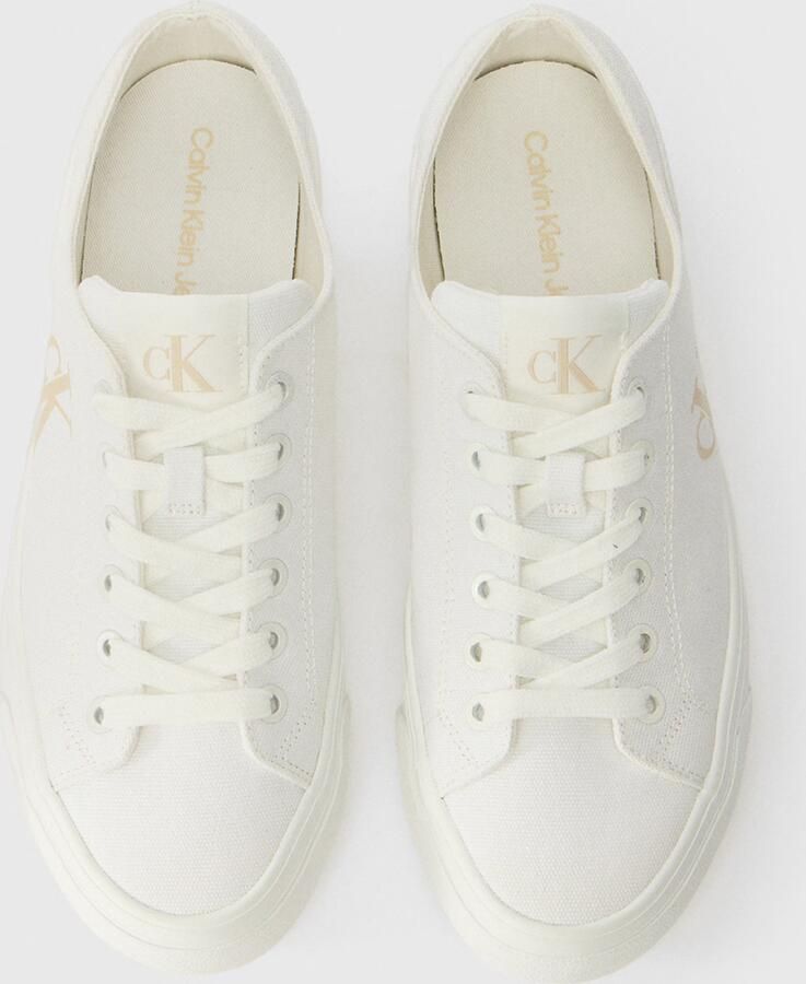 Calvin Klein Sneakers laag pasteelgeel - Foto 3