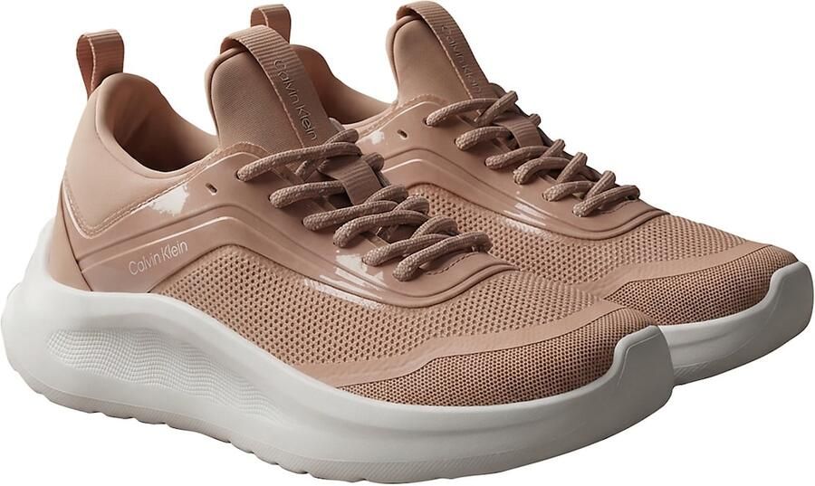 Calvin Klein Sneakers laag poederroze wit - Foto 4