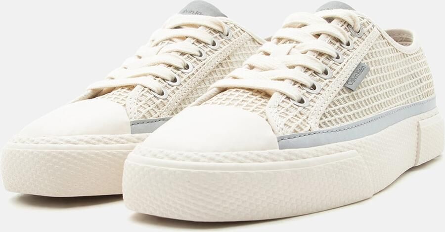 Calvin Klein Sneakers laag 'Raffia Vulcanised' lichtbeige - Foto 4