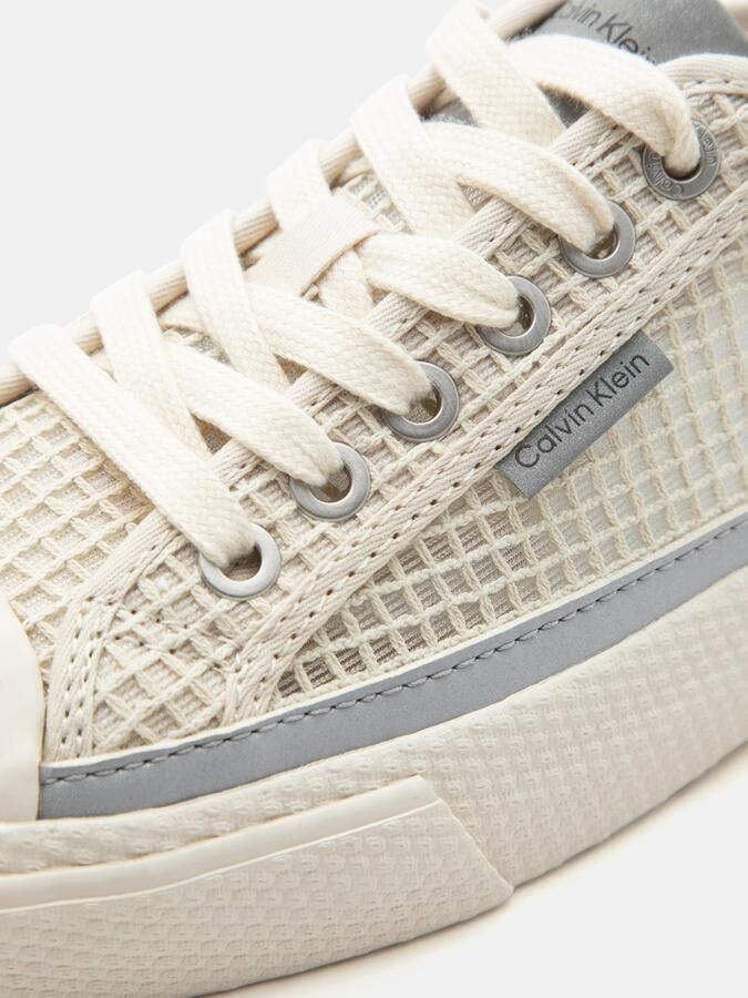 Calvin Klein Sneakers laag 'Raffia Vulcanised' lichtbeige - Foto 2