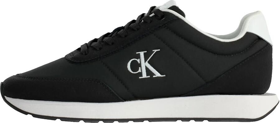 Calvin Klein Sneakers laag 'RETRO RUNNER ESS' zwart wit