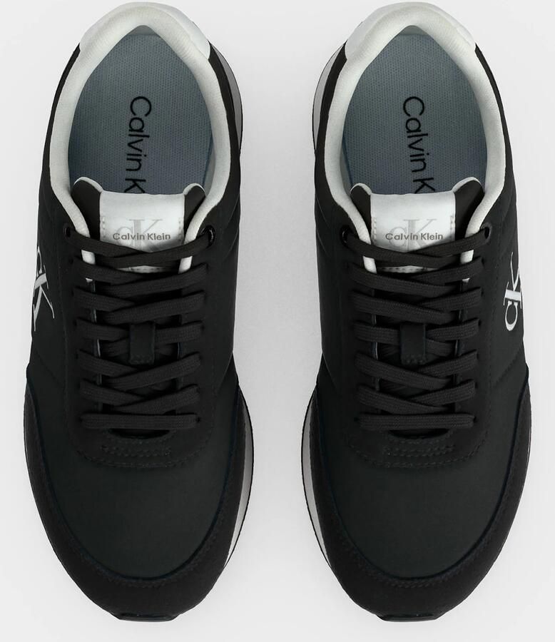 Calvin Klein Sneakers laag 'RETRO RUNNER ESS' zwart wit - Foto 2