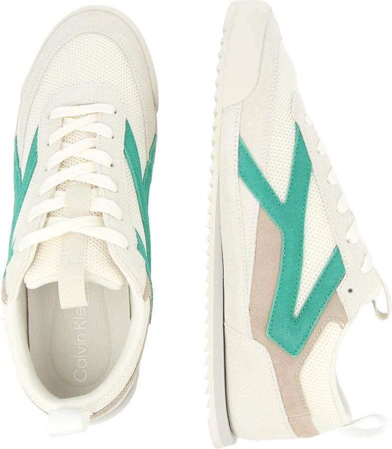 Calvin Klein Sneakers laag sand cognac grasgroen - Foto 2