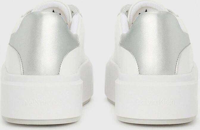 Calvin Klein Leren sneakers met veters en rubberen zool - Foto 8