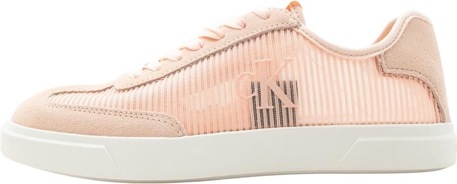Calvin Klein Sneakers laag 'Stripe Cupsole' rosa poederroze
