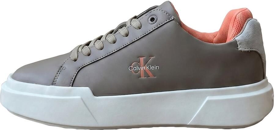 Calvin Klein Sneakers laag taupe