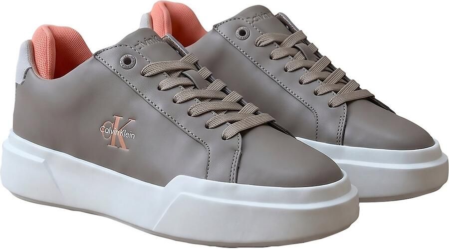 Calvin Klein Sneakers laag taupe - Foto 4