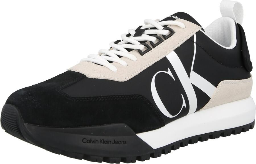 Calvin Klein Sneakers laag 'Toothy' lichtbeige zwart