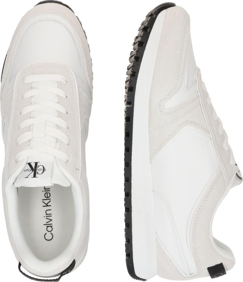 Calvin Klein Sneakers laag 'TOOTHY RUNNER' grijs zwart wit offwhite - Foto 4