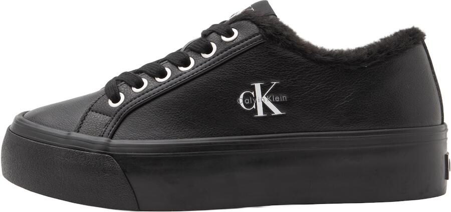Calvin Klein Sneakers laag 'VULC FLATF' zwart wit