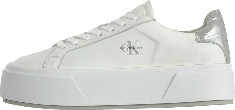 Calvin Klein Sneakers laag zilver wit
