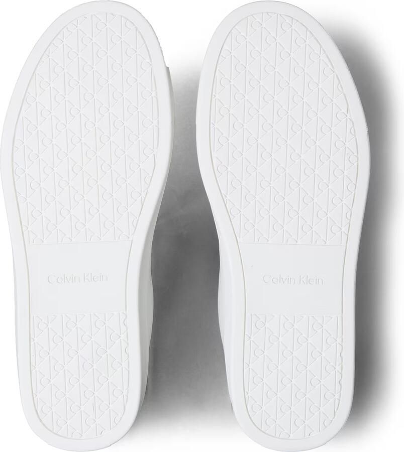Calvin Klein leren sneakers wit zwart - Foto 4