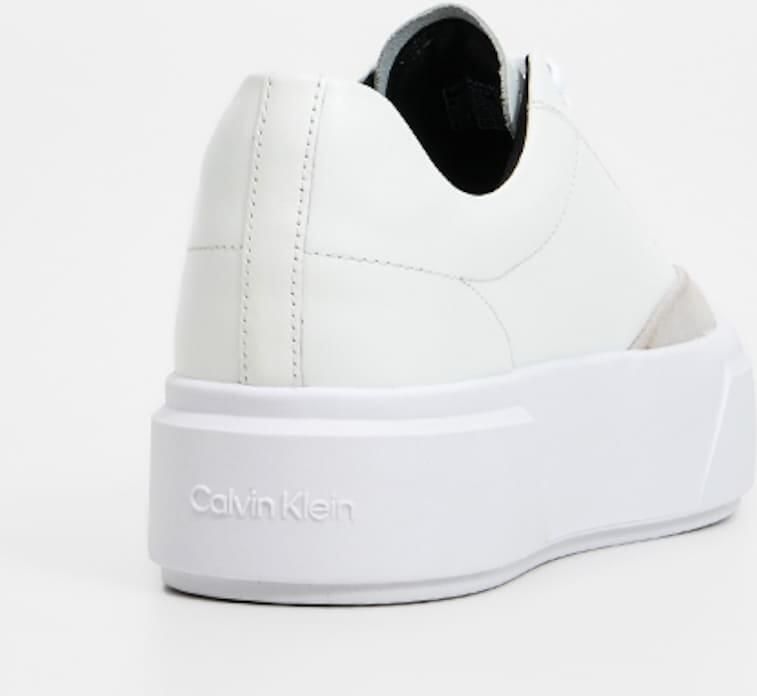 Calvin Klein Sneakers laag zwart wit wolwit - Foto 3