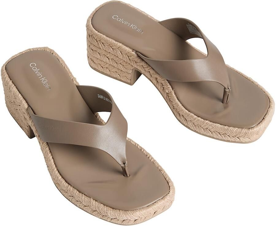 Calvin Klein Teenslipper 'Beta' taupe - Foto 3