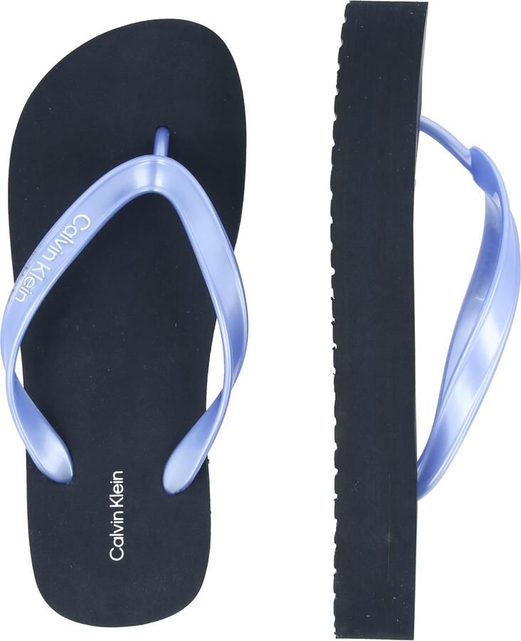 Calvin Klein Teenslipper hemelsblauw wit - Foto 2
