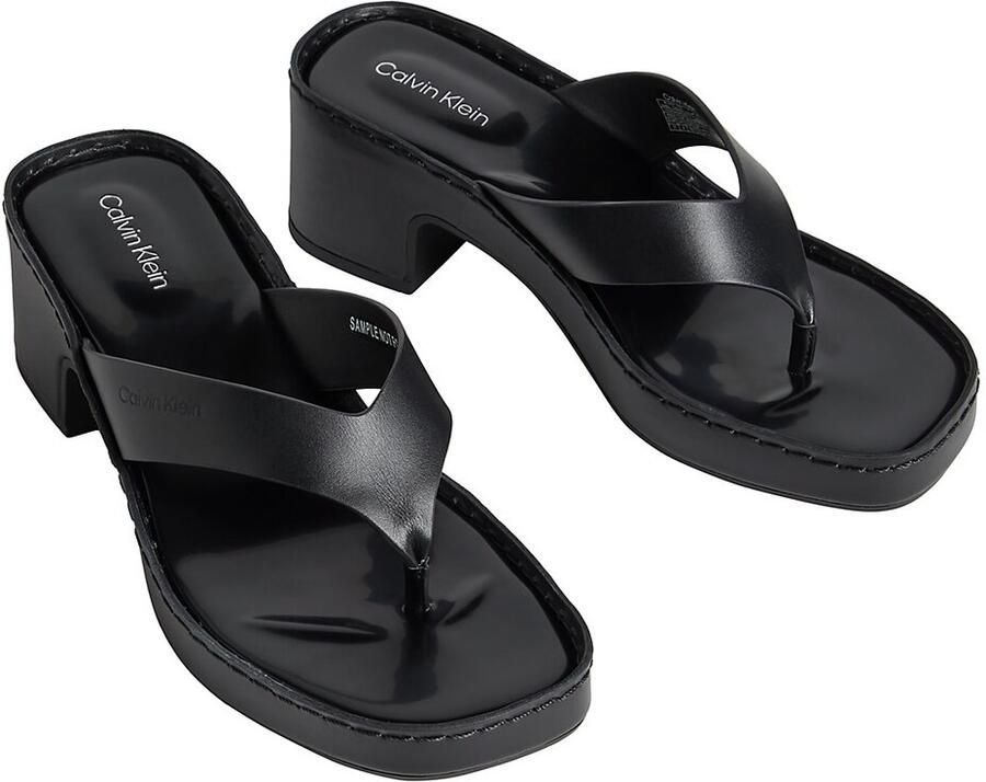Calvin Klein Teenslipper zwart - Foto 3