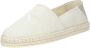 Calvin Klein Beige Canvas Espadrilles Flats - Thumbnail 2