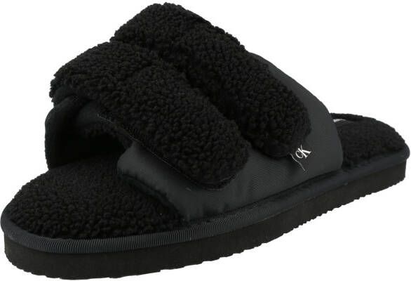 Calvin Klein Pantoffels HOME SLIDE VELCRO SHEARLING in behaaglijk zachte look - Foto 3