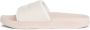 Calvin Klein Jeans Peach Blush White Monogram Slippers Beige Dames - Thumbnail 2