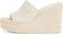 Calvin Klein Sleehakmuiltjes WEDGE ROPE SLIDE MG zomerschoen plateausool vakantie-schoen met bamboe-decoratie - Thumbnail 2