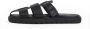 Calvin Klein Jeans Leren slippers met labeldetail - Thumbnail 2