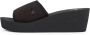Calvin Klein Badslippers BEACH WEDGE SLIDE CANVAS - Thumbnail 2