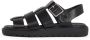 Calvin Klein leren sandalen zwart - Thumbnail 3