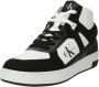 Calvin Klein YM0YM00883 Basket Cupsole Mid Heren Sneaker 01W-B.Wit-Zwart - Thumbnail 2