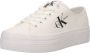 Calvin Klein Jeans Witte Eenvoudige Sneakers Lente Zomer Veters White Dames - Thumbnail 5