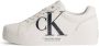 Calvin Klein Witte Polyester Sneaker met Contrasterende Details White Dames - Thumbnail 2