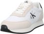 Calvin Klein Jeans Witte Sneakers met Gerecycled Polyester en Suède White Heren - Thumbnail 3