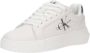Calvin Klein Witte Polyester Sneaker met Contrasterende Details White Dames - Thumbnail 3