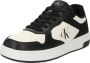 Calvin Klein Basket Cupsole Low Heren Sneakers Zwart Wit - Thumbnail 2