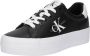 Calvin Klein Flatform Laceup Sneakers Herfst Winter Collectie Black Dames - Thumbnail 3