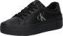 Calvin Klein Jeans Zwarte Flatform Sneakers Vrouwen Black Dames - Thumbnail 3