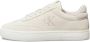 Calvin Klein Jeans Leren sneakers met labelprint - Thumbnail 4