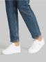 Calvin Klein Jeans Lente Zomer Dames Sneakers Collectie White Dames - Thumbnail 4
