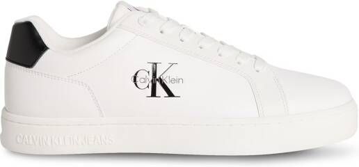 Calvin Klein Sneakers CLASSIC CUPSOLE MONO LTH Vrijetijdssneaker lage schoen veterschoen in klassieke look