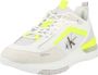 Calvin Klein Witte sneakers voor dames met fluorescerende accenten White Dames - Thumbnail 2