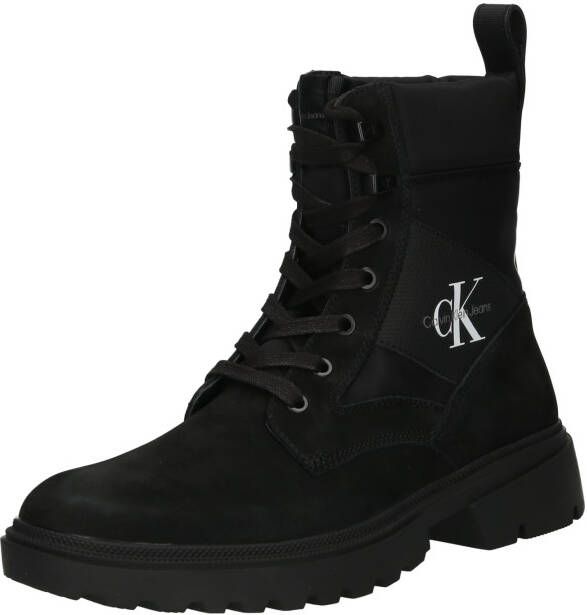 Calvin Klein Zwarte LaceUp Combat Boots - Foto 2