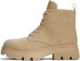 Calvin Klein Boots & laarzen Chunky Combat Laceup Boot Co in beige - Thumbnail 1
