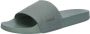 Calvin Klein Groene Monogram Slide Sandaal Comfortabel - Thumbnail 2