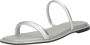Calvin Klein Grijze Leren Minimalistische Sandalen - Thumbnail 2