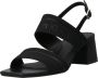 Calvin Klein Jeans Dames sandalen an zwart leer Black Dames - Thumbnail 2