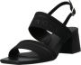 Calvin Klein Jeans Dames sandalen an zwart leer Black Dames - Thumbnail 3